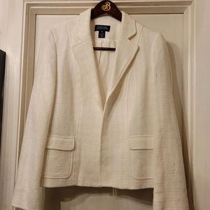 Jones New York Signature White Blazer size 12